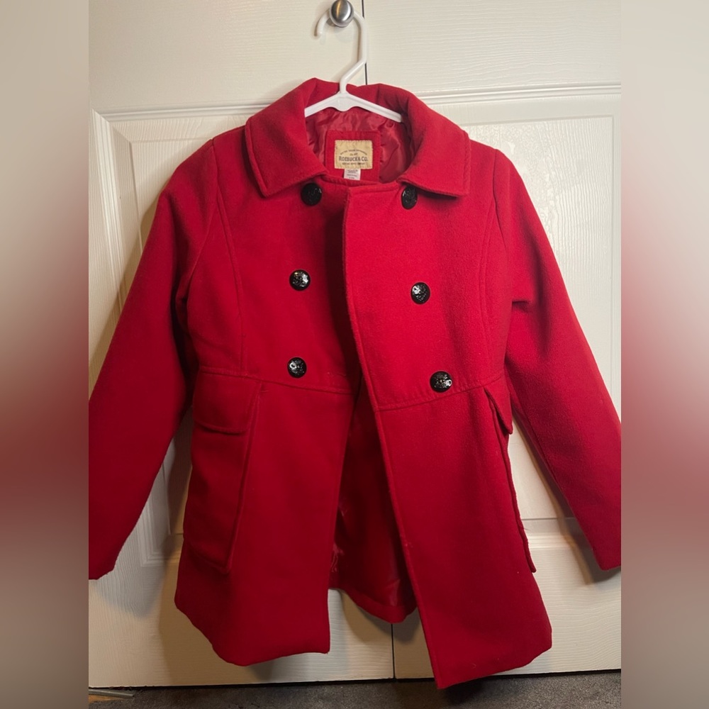Kids Red Dressy Jacket Size L